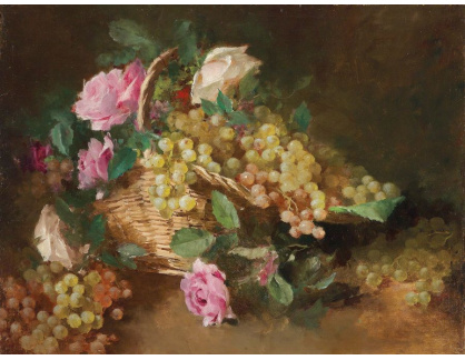 KO III-346 Pierre Louis Leger Vauthier - Koš s květinami a hrozny