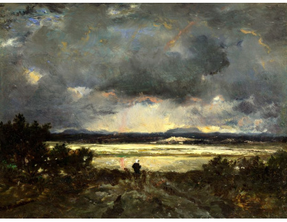 KO III-385 Théodore Rousseau - Západ slunce v Auvergne