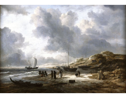 KO IV-6 Jacob van Ruisdael - Pláž a duny v Scheweningenu