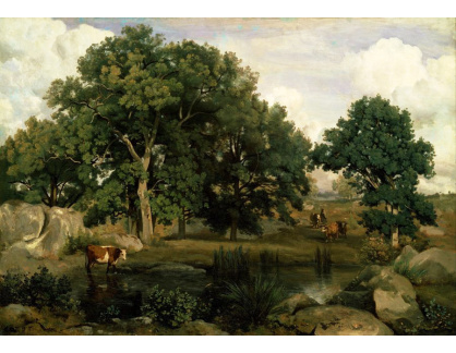 KO IV-113 Jean-Baptiste-Camille Corot - Les ve Fontainebleau