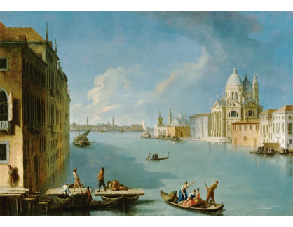 KO IV-182 Johann Richter - Příprava na svátek Madonny della Salute v Benátkách