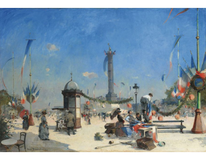KO IV-339 Louis-Jules Dumoulin - Oslava na Place de la Bastille