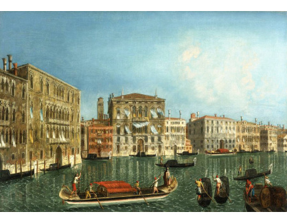 KO IV-445 Michele Marieschi - Grand Canal v Benátkách