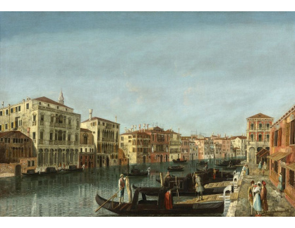 KO IV-449 Michele Marieschi - Pohled na Canal Grande v Benátkách
