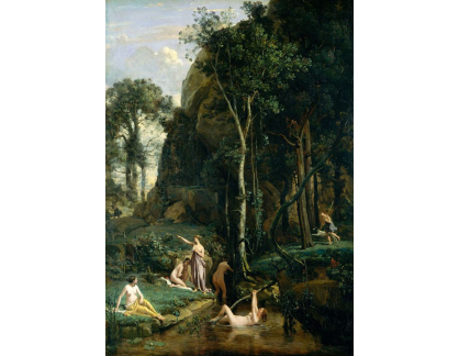 KO V-391 Camille Corot - Diana a Actaeon
