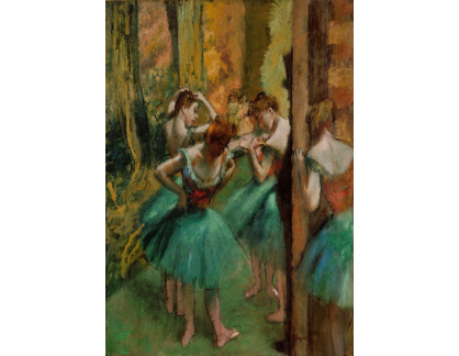 KO V-414 Edgar Degas - Růžové a zelené tanečnice