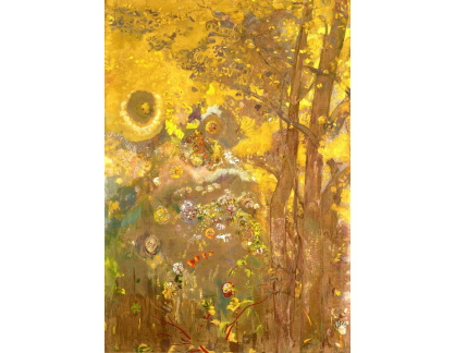 KO V-474 Odilon Redon - Stromy na žlutém pozadí