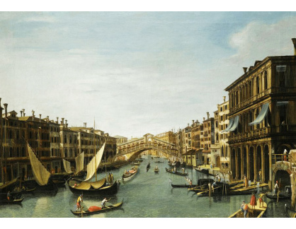 KO VI-42 Neznámý autor - Pohled na Canal Grande s Palazzo Balbi v Benátkách