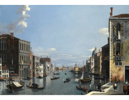KO VI-43 Neznámý autor - Pohled na Canal Grande směrem k Dogana v Benátkách