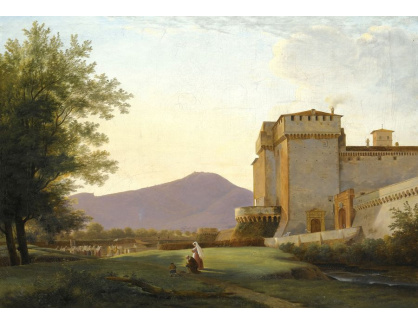 KO VI-238 Pierre-Athanase Chauvin - Pohled na klášter v Grottaferrata