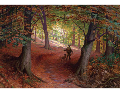 KO VI-457 Wilhelm Immenkamp - Lovec v podzimním lese