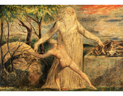 KO VI-483 William Blake - Abraham a Izak