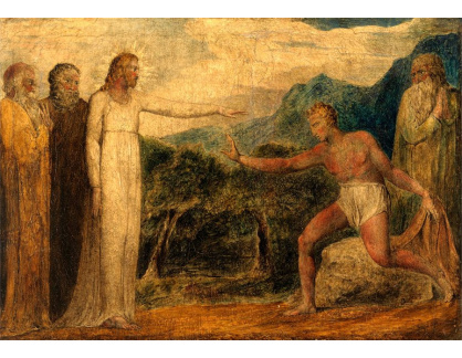KO VI-487 William Blake - Kristus vracející zrak Bartimeusovi