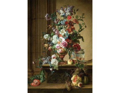 VKZ 141 Gerard van Spaendonck - Květinové zátiší s alabastrovou vázou