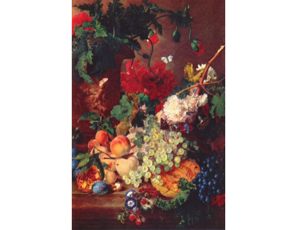 VKZ 45 Jan van Huysum - Zátiší s květinami a ovocem