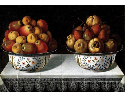 VZ088 Tomás Yepes - Dvě ovocné mísy na stole
