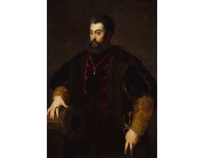 PORT-529 Tizian - Portrét Alfonso d Este