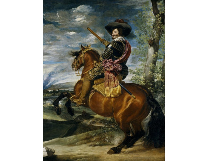PORT-107 Diego Velázquez - Jezdecký portrét hraběte Olivares