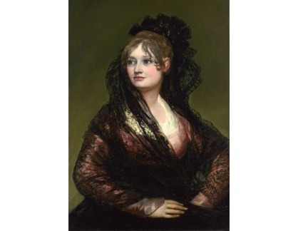 PORT-134 Francisco de Goya - Portrét Isabel de Porcel