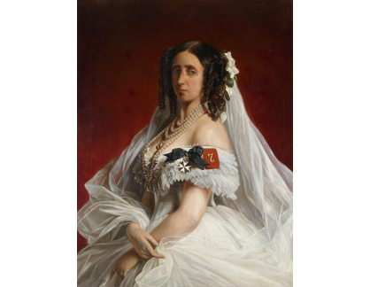 PORT-172 Franz Xavier Winterhalter - Portrét princezny Marie Luise Alexandrine Pruské