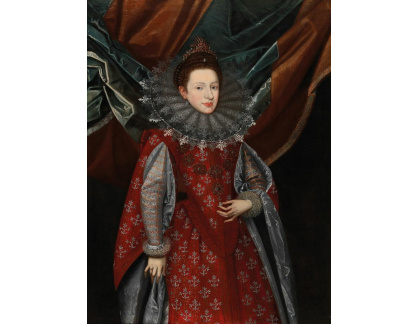 PORT-206 Giovanni Caracca - Portrét Margarety Savojské, vévodkyně z Mantovy