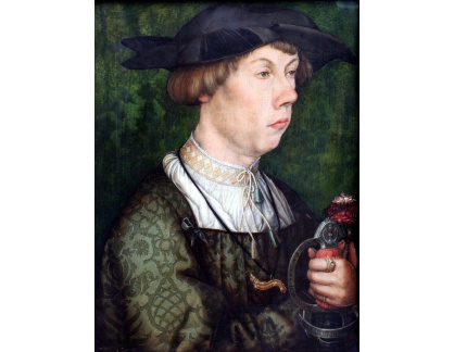 PORT-239 Hans Holbein - Portrét muže z Augsburgu