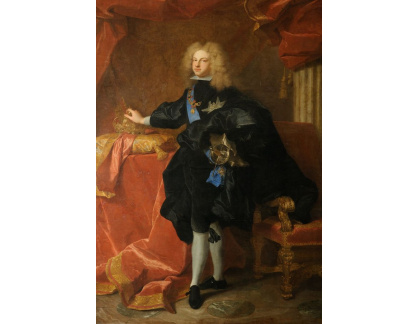 PORT-270 Hyacinthe Rigaud - Portrét Filipa V, krále Španělska