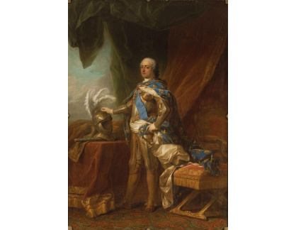 PORT-279 Charles André van Loo - Portrét Ludvíka XV