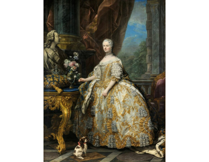 PORT-280 Charles André van Loo - Portrét Marie Leszczinské, francouzské královny