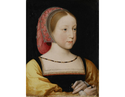 PORT-319 Jean Clouet - Portrét Charlotte de Valois