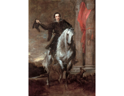 PORT-34 Anthony Van Dyck - Portrét Antona Giulio Brignole na koni