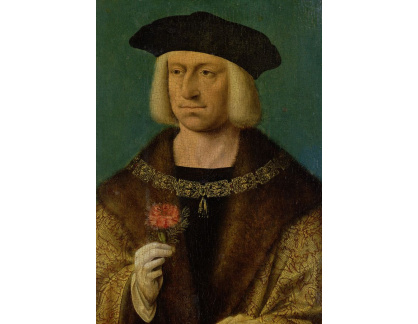 PORT-356 Joos van Cleve - Portrét Maximiliana I
