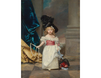 PORT-368 Jules Adolphe Goupil - Portrét Therese Girard