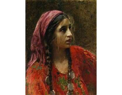 PORT-371 Konstantin Makovsky - Portrét cikánky
