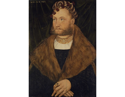 PORT-397 Lucas Cranach - Portrét muže s vousy
