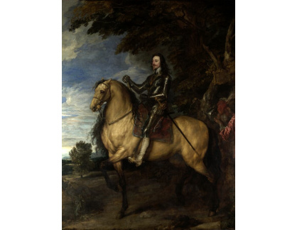 PORT-42 Anthony Van Dyck - Jezdecký portrét Karla I