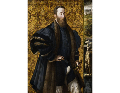 PORT-448 Parmigianino - Portrét markýze Pier Maria Rossi