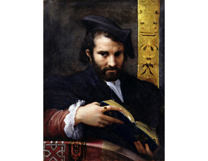 PORT-450 Parmigianino - Portrét muže s knihou