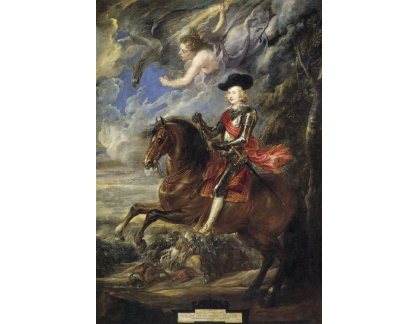PORT-456 Peter Paul Rubens - Jezdecký portrét kardinála Fernanda Rakouského