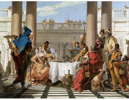 SO X-462 Giovanni Battista Tiepolo - Slavnost u Kleopatry