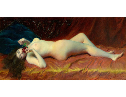 DDSO-2494 Paul Baudry - Odpočívající nahá žena s růží