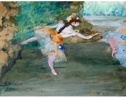 A-198 Edgar Degas - Tanečnice na jevišti