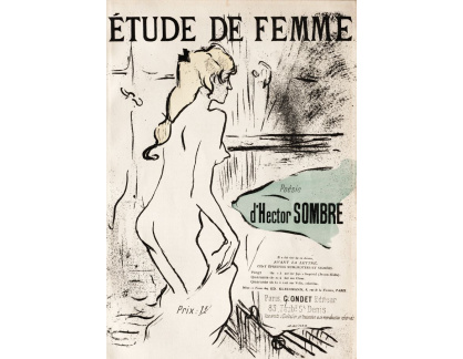 A-239 Henri Toulose-Lautrec - Etude de Femme