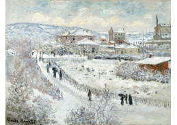A-292 Claude Monet - Zimní pohled na Argenteuil