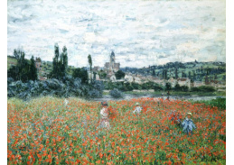 A-294 Claude Monet - Makové pole poblíž Vétheuil