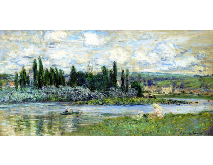 A-310 Claude Monet - Pohled na Vétheuil sur Seine
