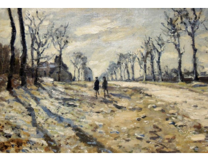 A-319 Claude Monet - Cesta v zimě