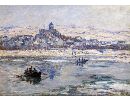 A-344 Claude Monet - Vétheuil v zimě