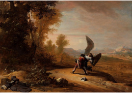 A-610 Bartholomeus Breenbergh - Jacob bojuje s andělem