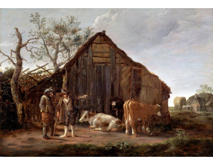 A-673 Govert Camphuysen - Dva rolníci s krávami
